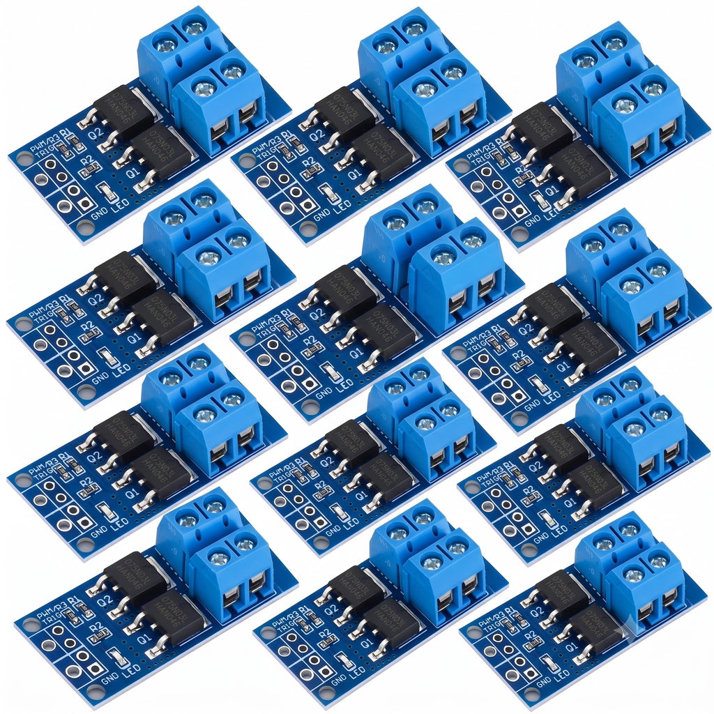 12 PCS Dual MOSFET Trigger Switch Driver Module PWM Electronic Switch Board