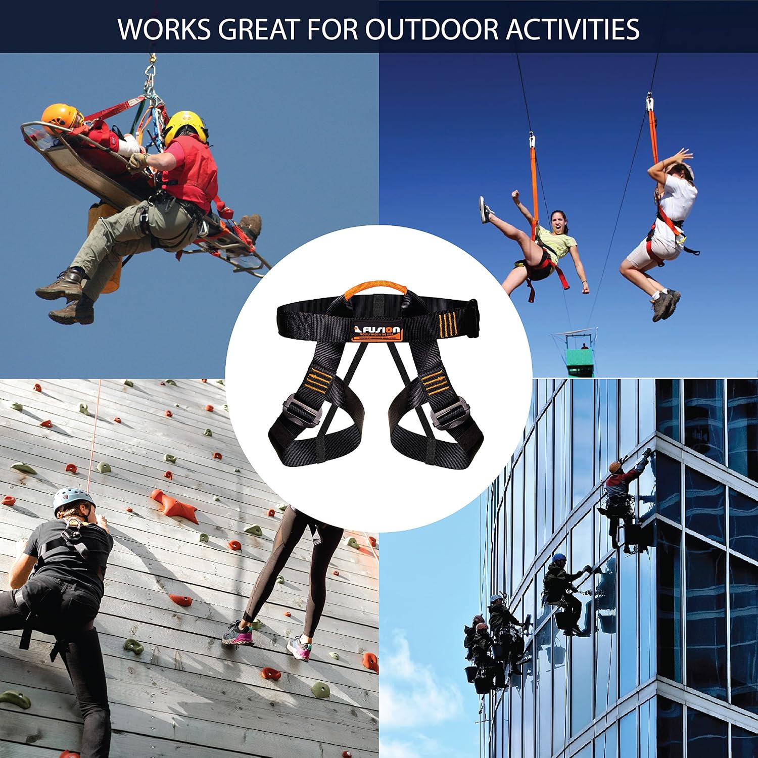 Climb Centaur Adjustable Half Body Climbing Harness