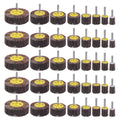 Rocaris 40 Pack 1/4" Abrasive Flap Wheel Sander Set, 8 Sizes