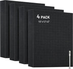 4‑Pack Pick and Pluck Foam Insert, Pre‑Cube Customizable Foam