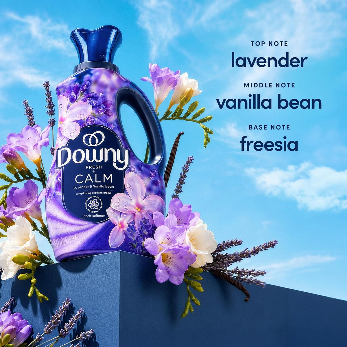 Ultra Soft Fabric Softener Liquid, Calm, Lavender and Vanilla Bean, 56 fl oz, 83 Loads