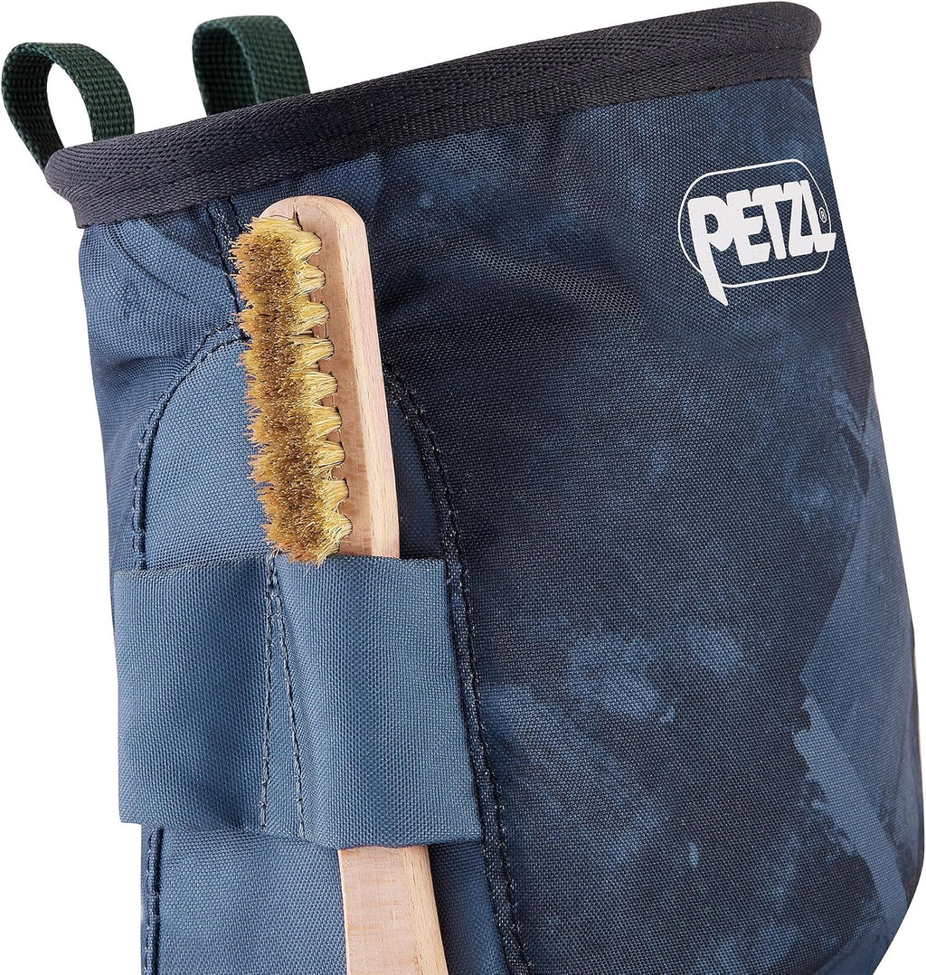 Petzl SAKA Climbing Chalk Bag | Ergonomic Chalk Pouch for Gym, Sport, & Trad Climbing