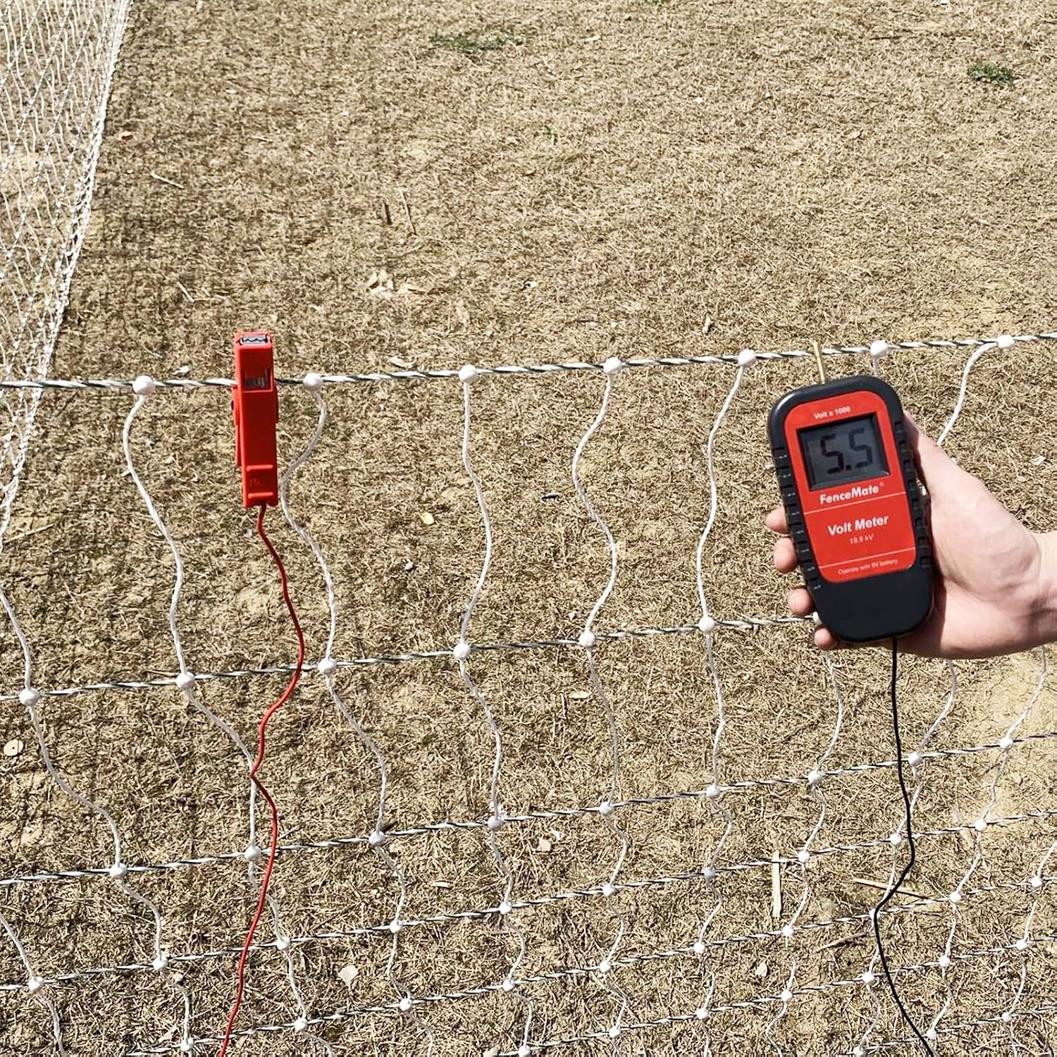 Digital Volt Meter for Electric Fence, Range up to 15,000 V