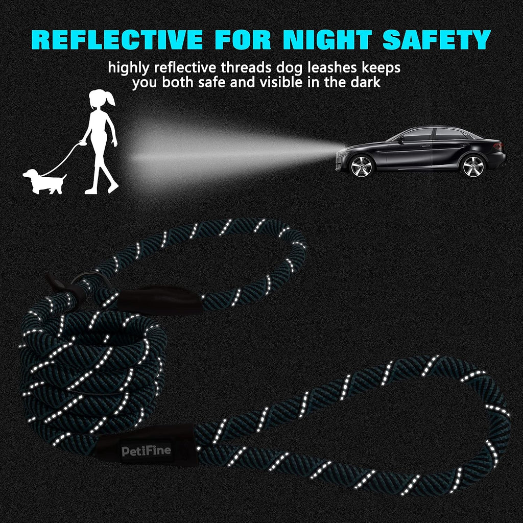 Slip Lead Dog Leash Reflective, 6FT x 1/2" Heavy Duty Slip Leash