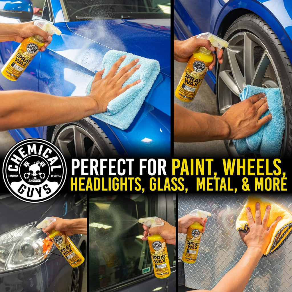 Spray Wax Blazin' Banana - Carnauba Car Wax Spray for High Gloss Shine and Protection, Safe for Cars, Trucks, SUVs