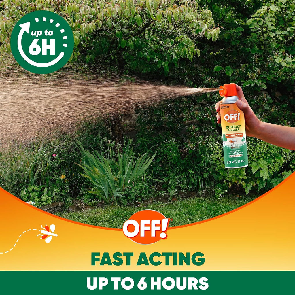 Outdoor Insect and Mosquito Repellent Fogger Backyard Pretreat Kills and Repels Insects up to 900 Square Feet 16