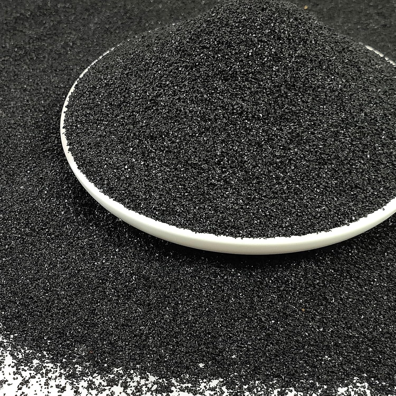 Aquarium Sand, 2lbs Black Fish Tank Sand, Aquarium Gravel Substrate
