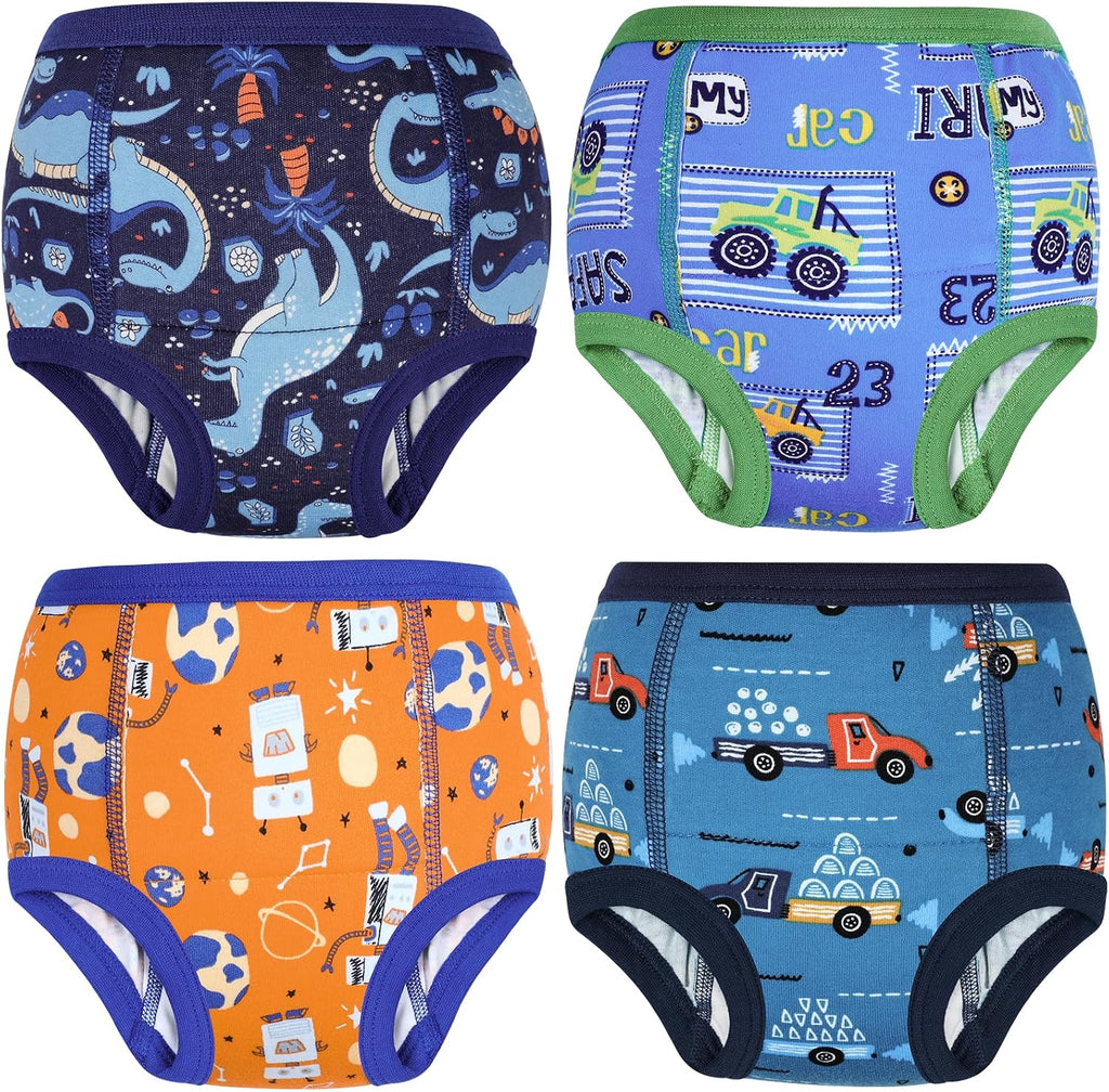 Absorbent Potty Training Underwear for Boys 3T 4 Packs