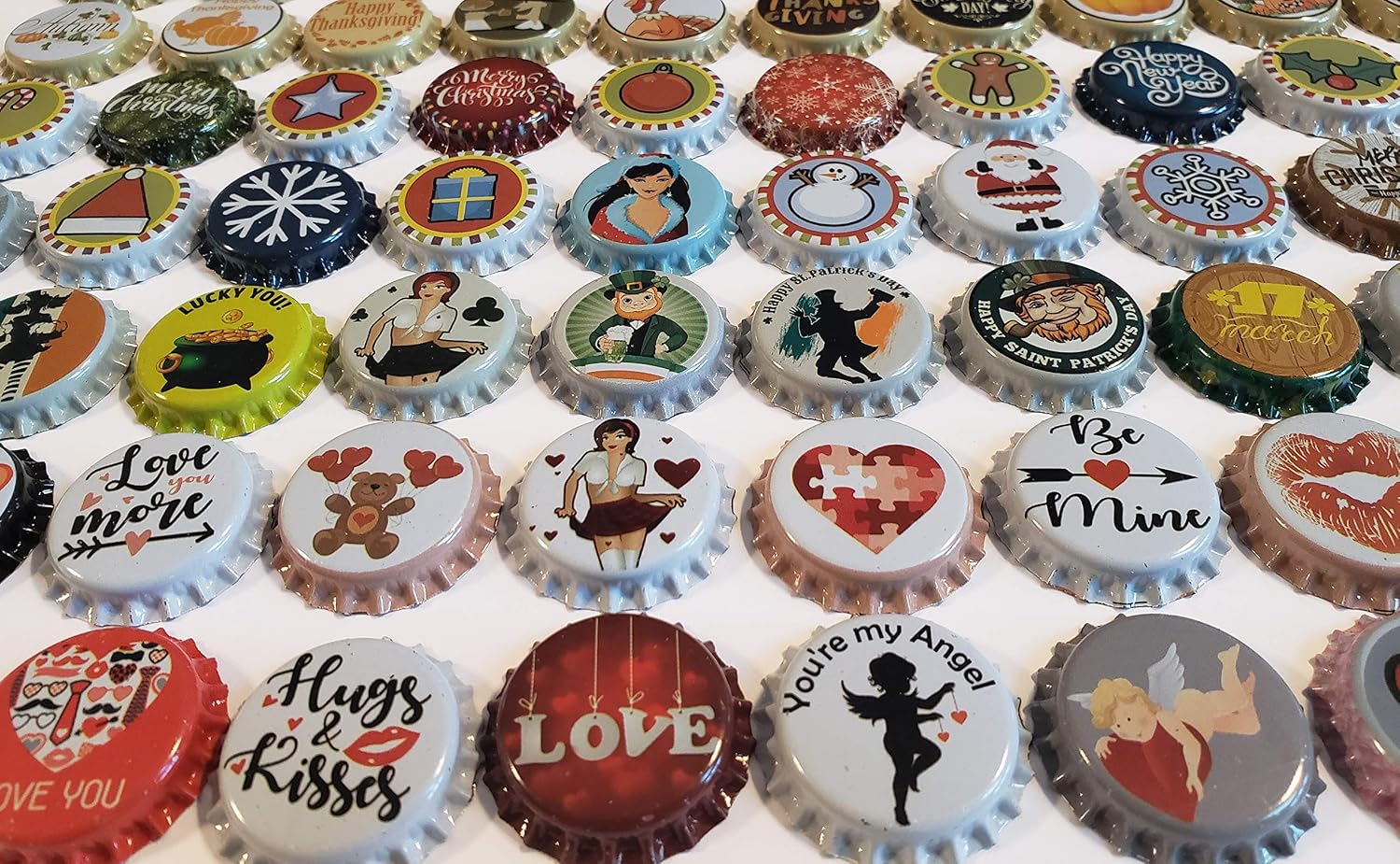 500 Homebrew Beer Bottle Caps for crafts Twist or Pry Off