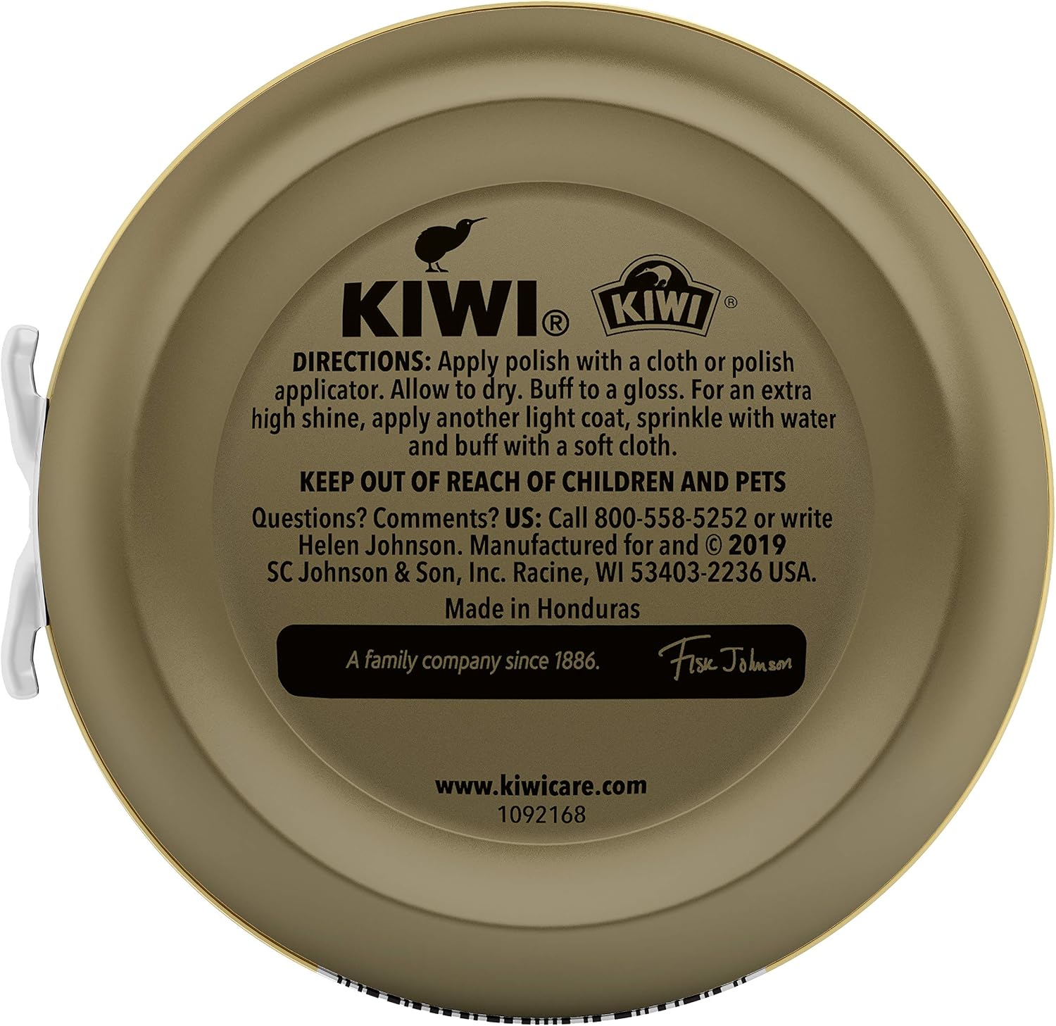Shoe Polish, Neutral, 1 Metal Tin, 1.125 oz