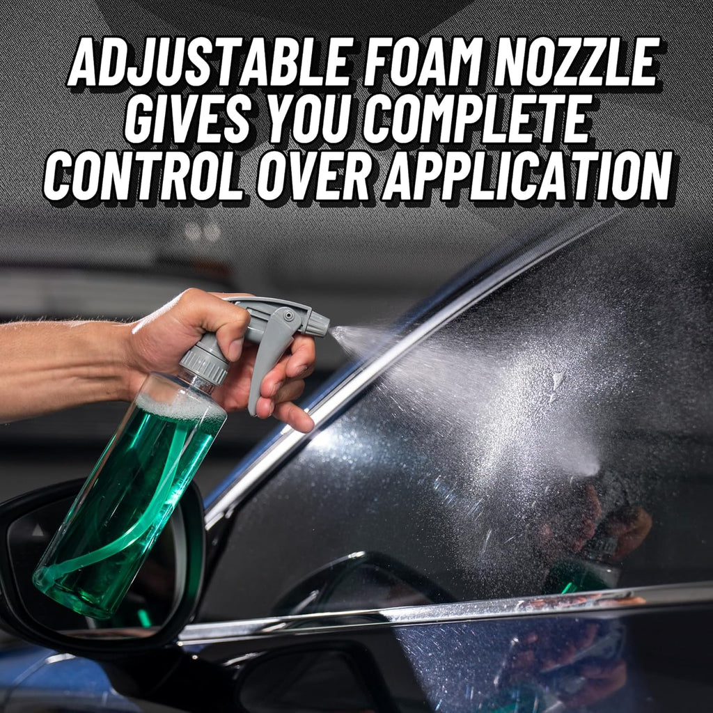 Heavy Duty Bottle and Trigger Sprayer, Chemical-Resistant Viton Seal, Adjustable Mist to Stream Nozzle, High Output