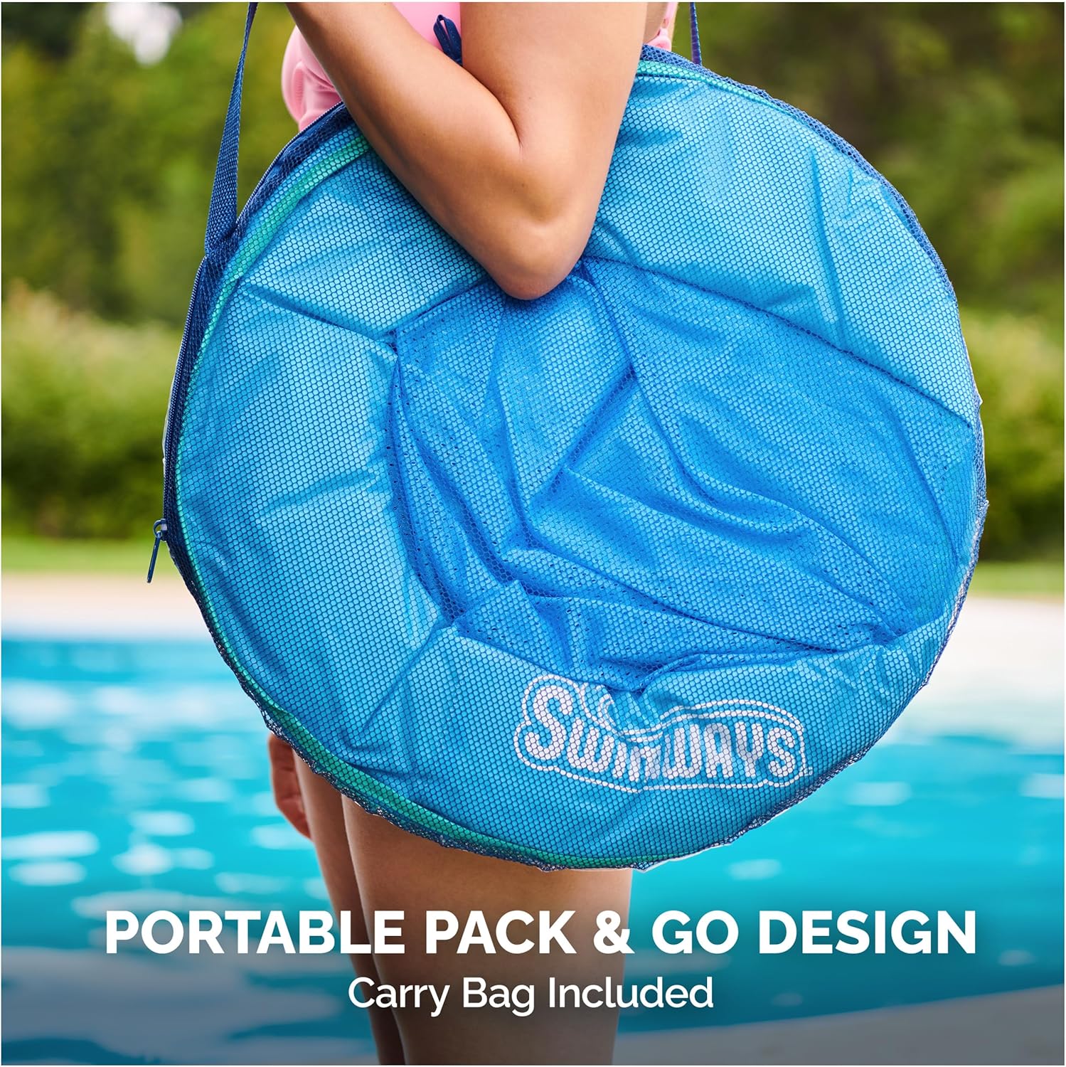 Spring Float Premium Hammock Lounger, Inflatable Pool Floats Adult with Fast Inflation for Ages 15 & Up