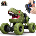 Remote Control Dinosaur Car for Kids Boys, 2.4Ghz All Terrain Remote Control Dinosaur Truck with Light, Rechargeable