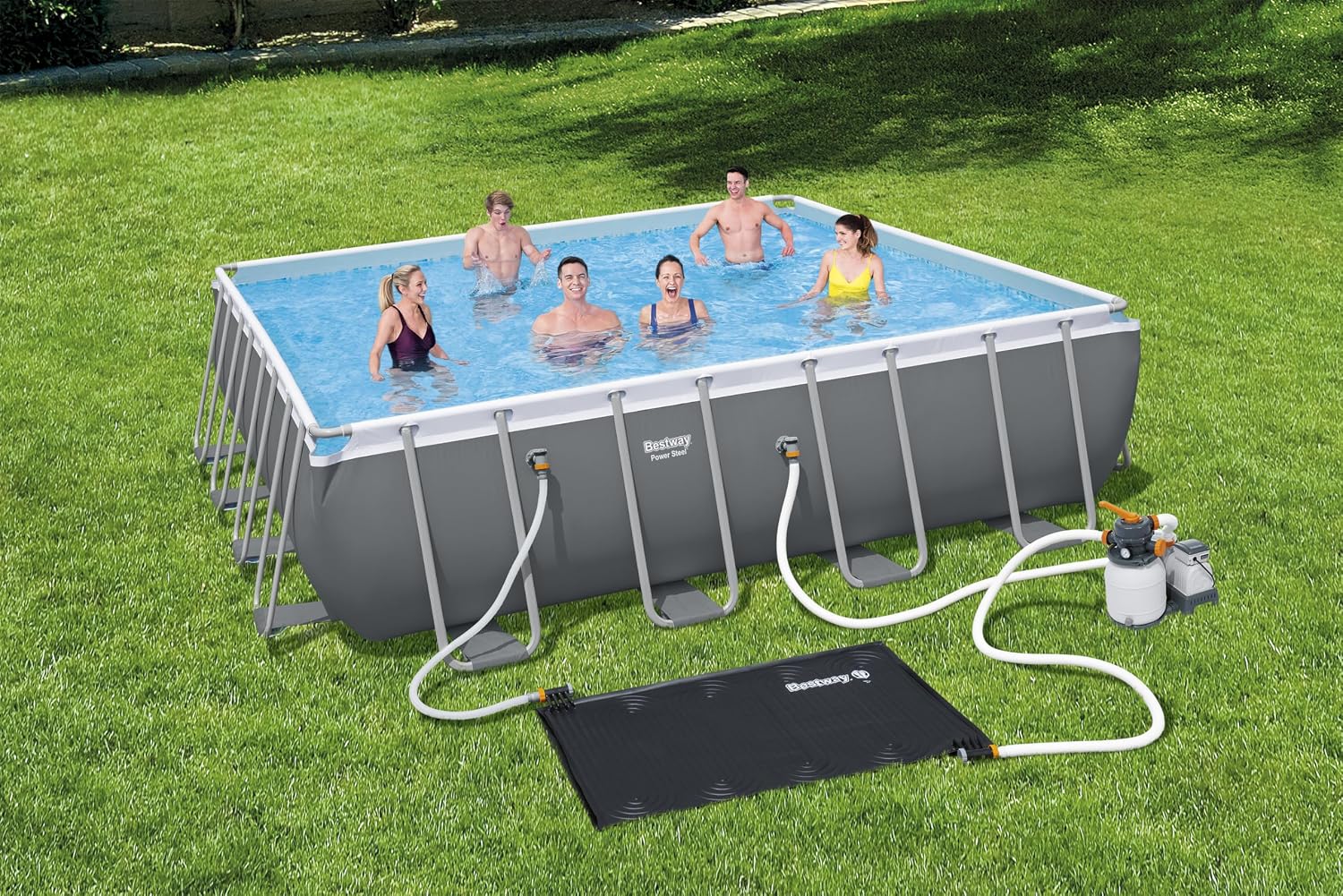 Solar-Powered Pool Heating Pad
