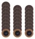Abrasives 2" Nylon Surface Conditioning Quick Change Sanding Discs with R-Type Backing Coarse 80 Grit - 25 Pack