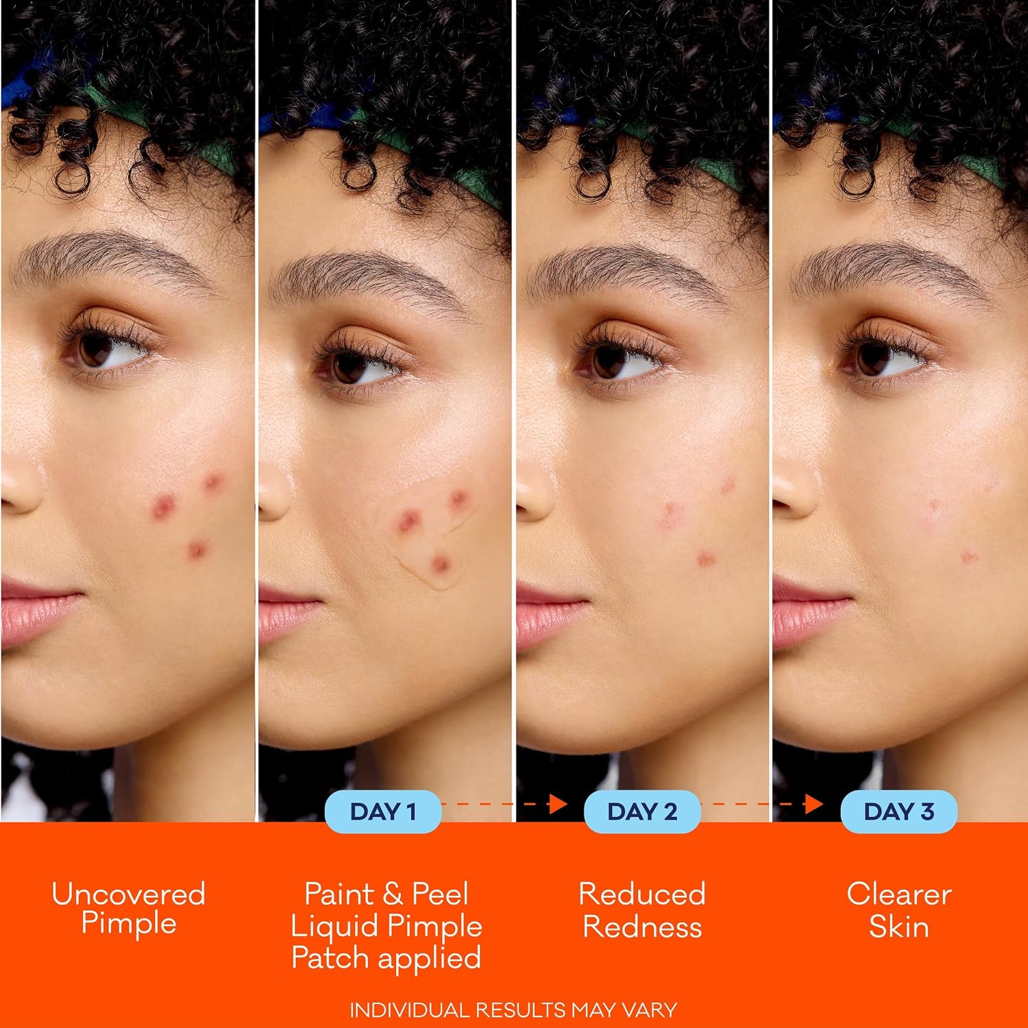 Biore Paint & Peel Liquid Pimple Patch Salicylic Acid Treatment, .5 fl oz | Invisible Acne Spot Treatment, Salicylic