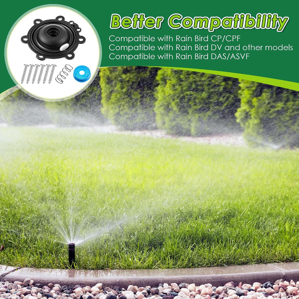 Diaphragm Repair Kit Compatible with Rain Bird DRKCP/CPF(8 Pack)