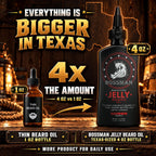 Jelly Beard Oil (4 oz) - Thicker Formula, Texas Made - Hammer Scent