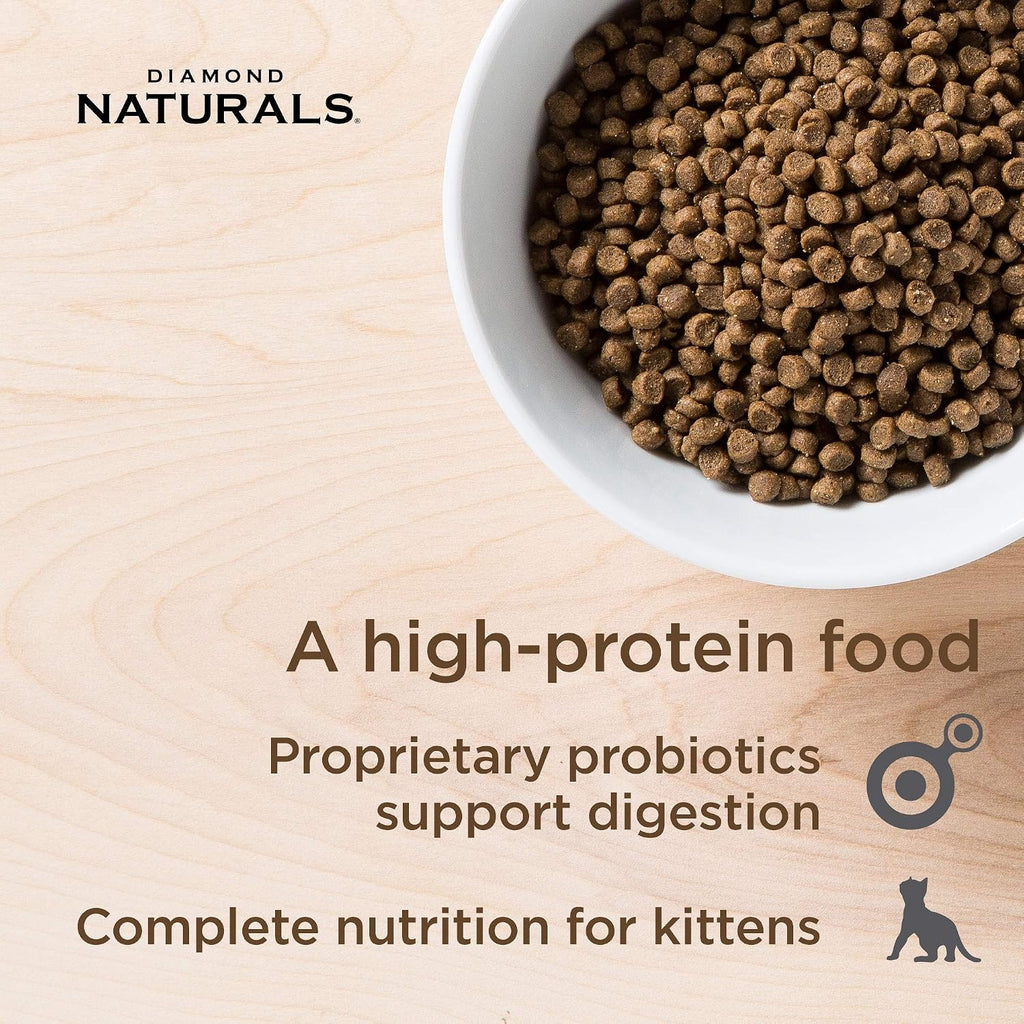 Kitten Dry Cat Food, Chicken & Rice, 6lb