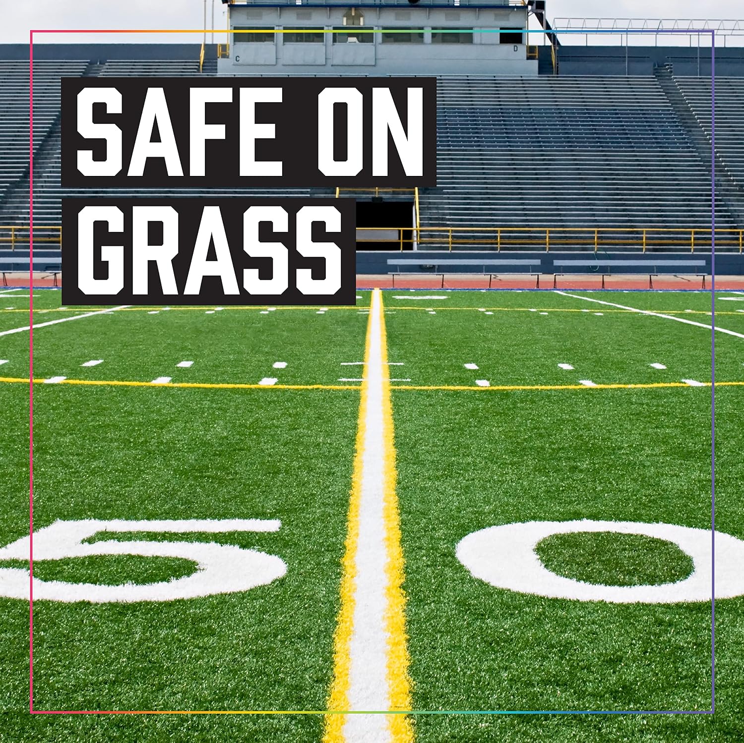 20-644 Stripe Athletic Field Marker, White | Long-lasting waterbase athletic field marking paint; dries in 15