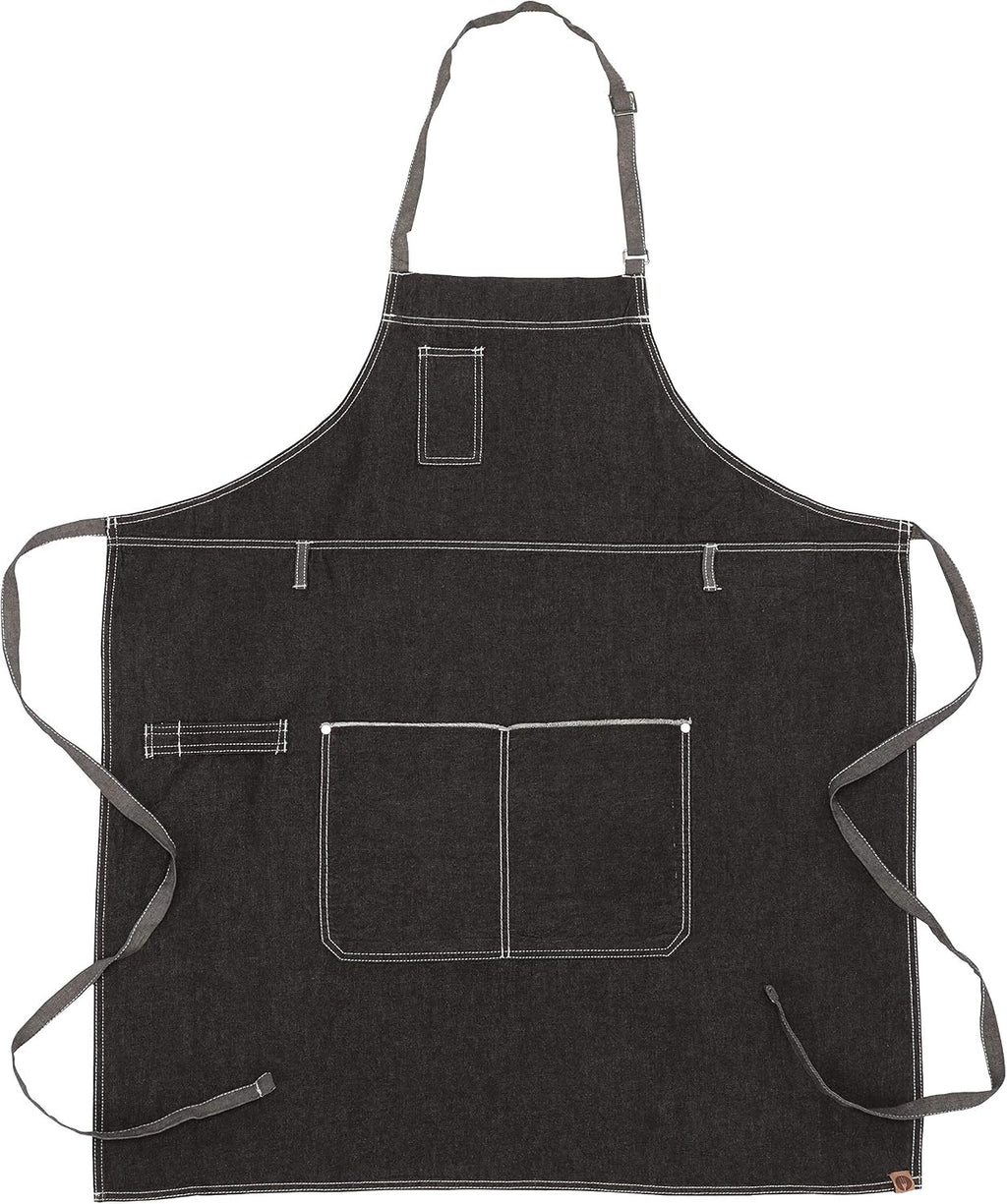 Bronx Bib Apron with Scoop Neck