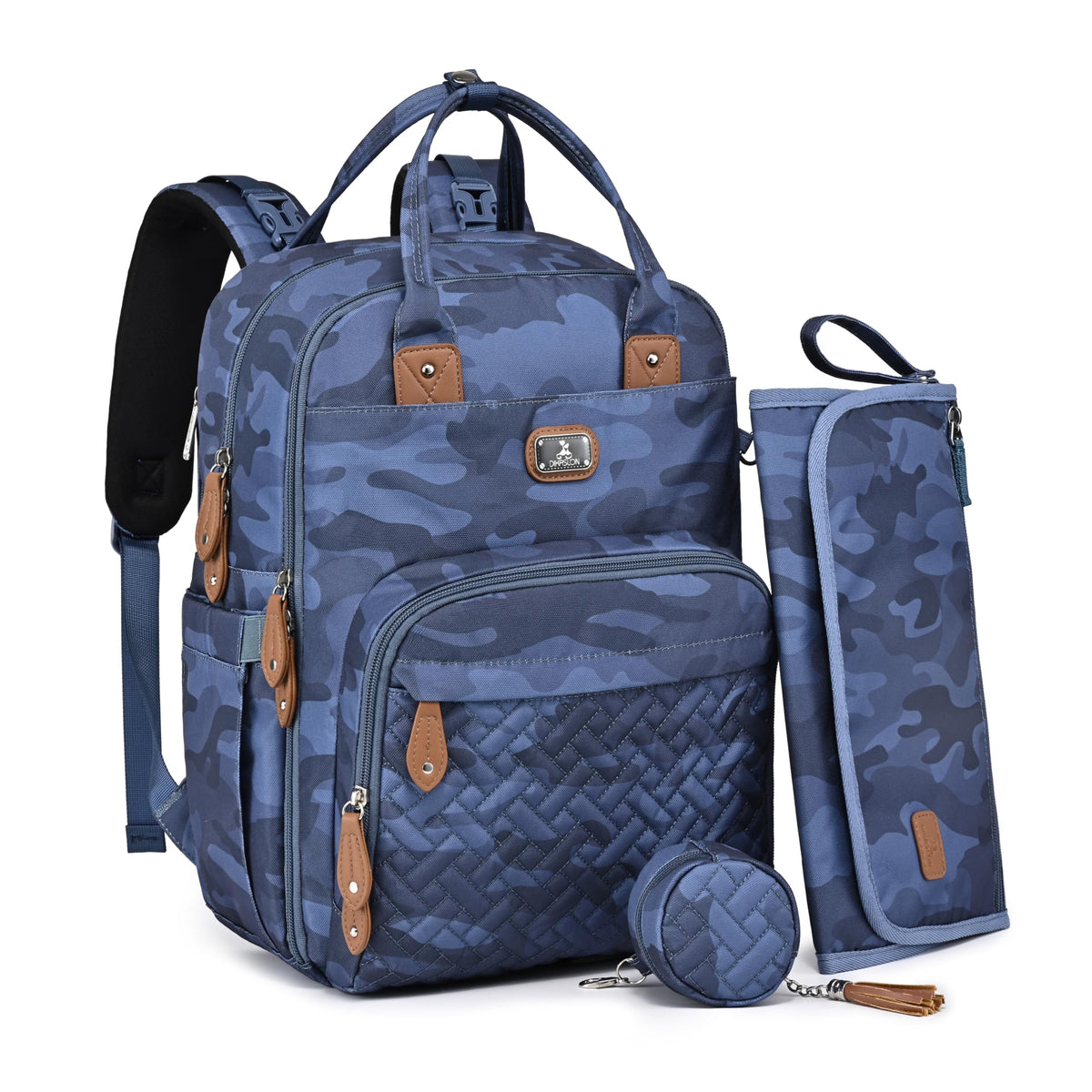 Diaper Bag Backpack with Portable Changing Pad,Baby Essentials