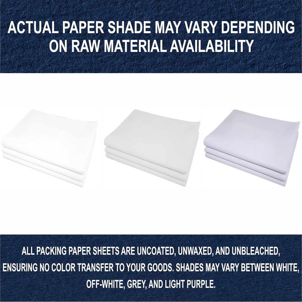 White Packing Paper Sheets for Moving | Small Size Wrapping Paper Newsprint - Must Have in Your Moving Supplies |