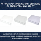 White Packing Paper Sheets for Moving | Small Size Wrapping Paper Newsprint - Must Have in Your Moving Supplies |