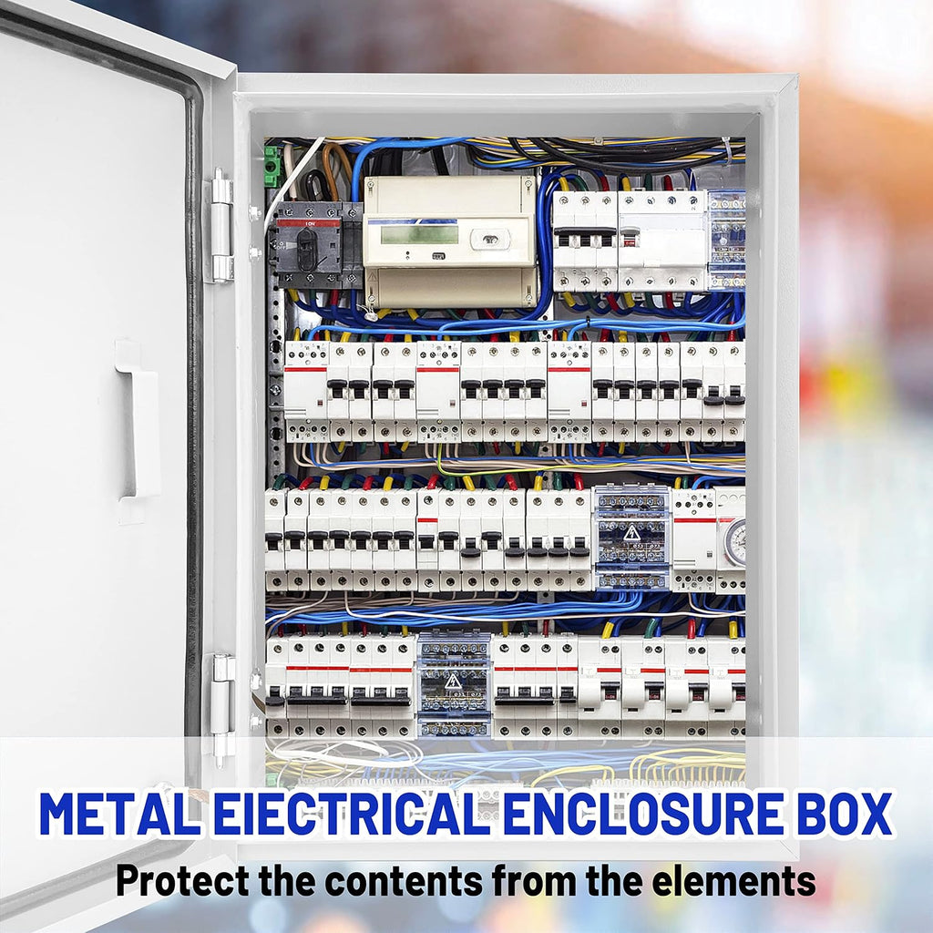 Outdoor Electrical Box 20x16x8 NEMA 4X IP66 Waterproof Junction Box