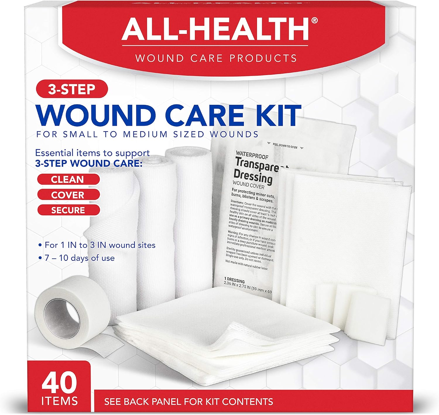 Wound Care Kit & First Aid Supplies, 40 Piece