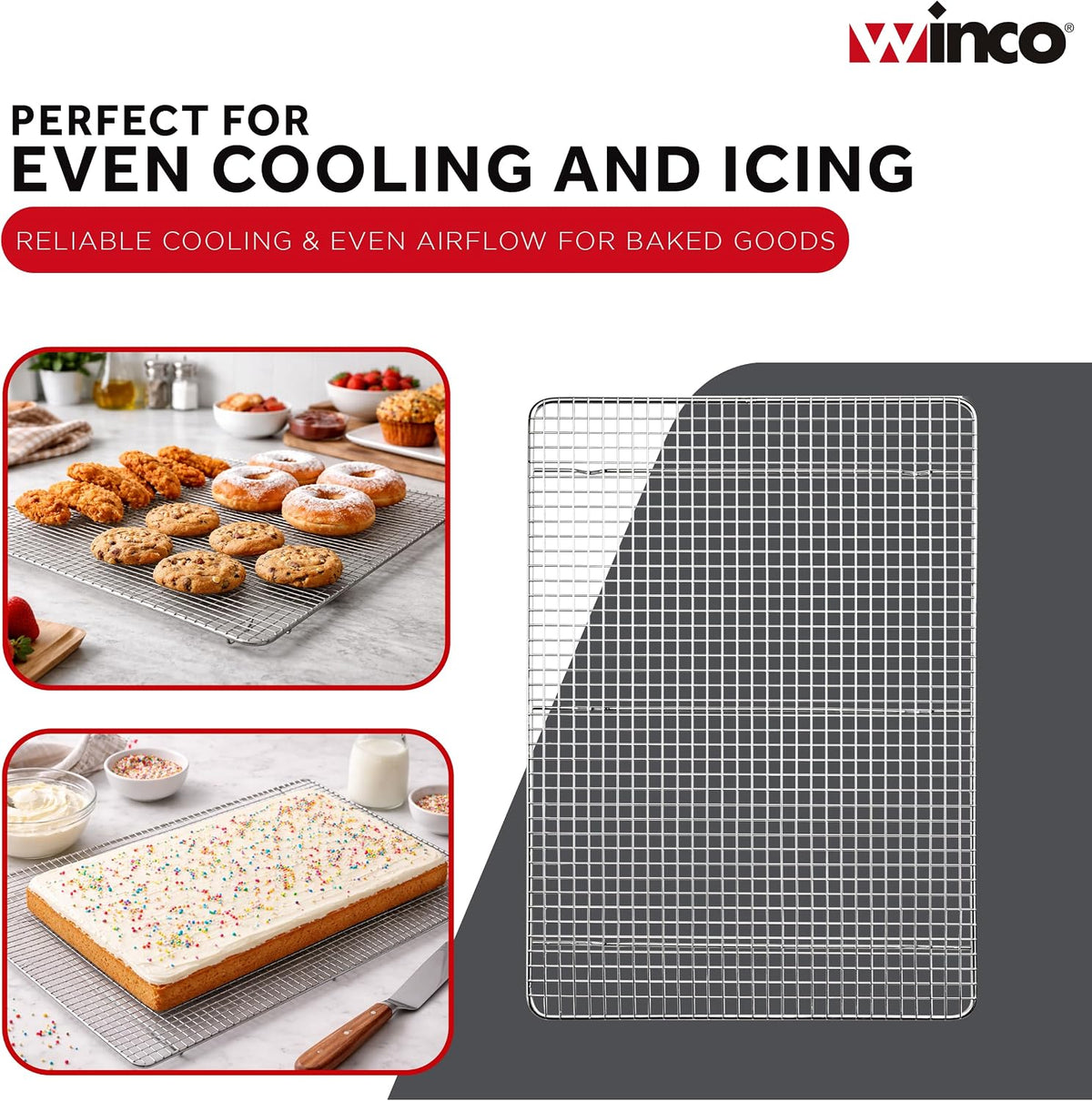 Full Size Full-size Stainless Steel Sheet Pan Grate
