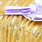 90x132inch Rectangle Sparkly Gold Sequin Tablecloth Wedding Glitter Drapes