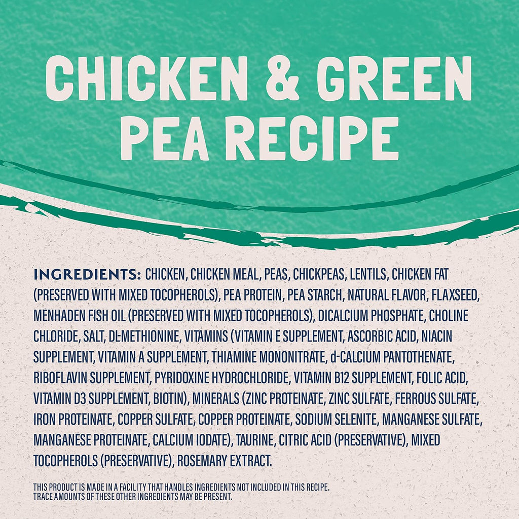 Limited Ingredient Cat Food, Chicken & Green Pea, 4 lb