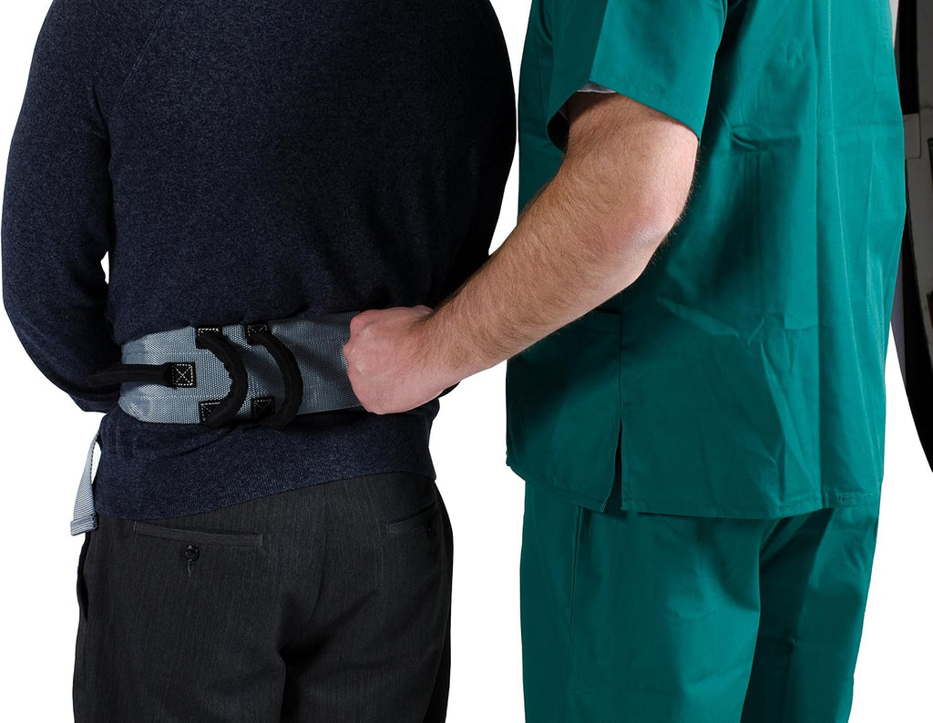 Gait Belt w/Handles, Transfer & Lift Aid for Elderly & Therapy