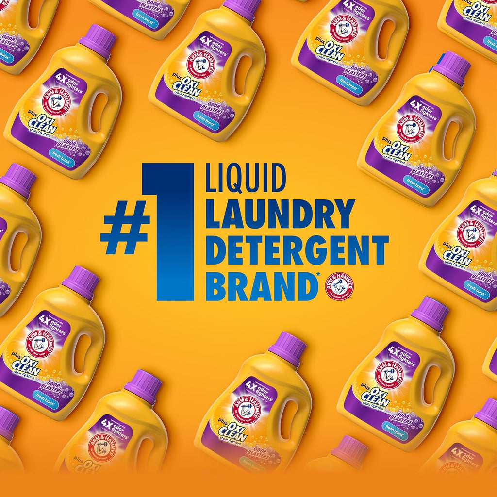 Plus OxiClean with Odor Blasters Liquid Laundry Detergent