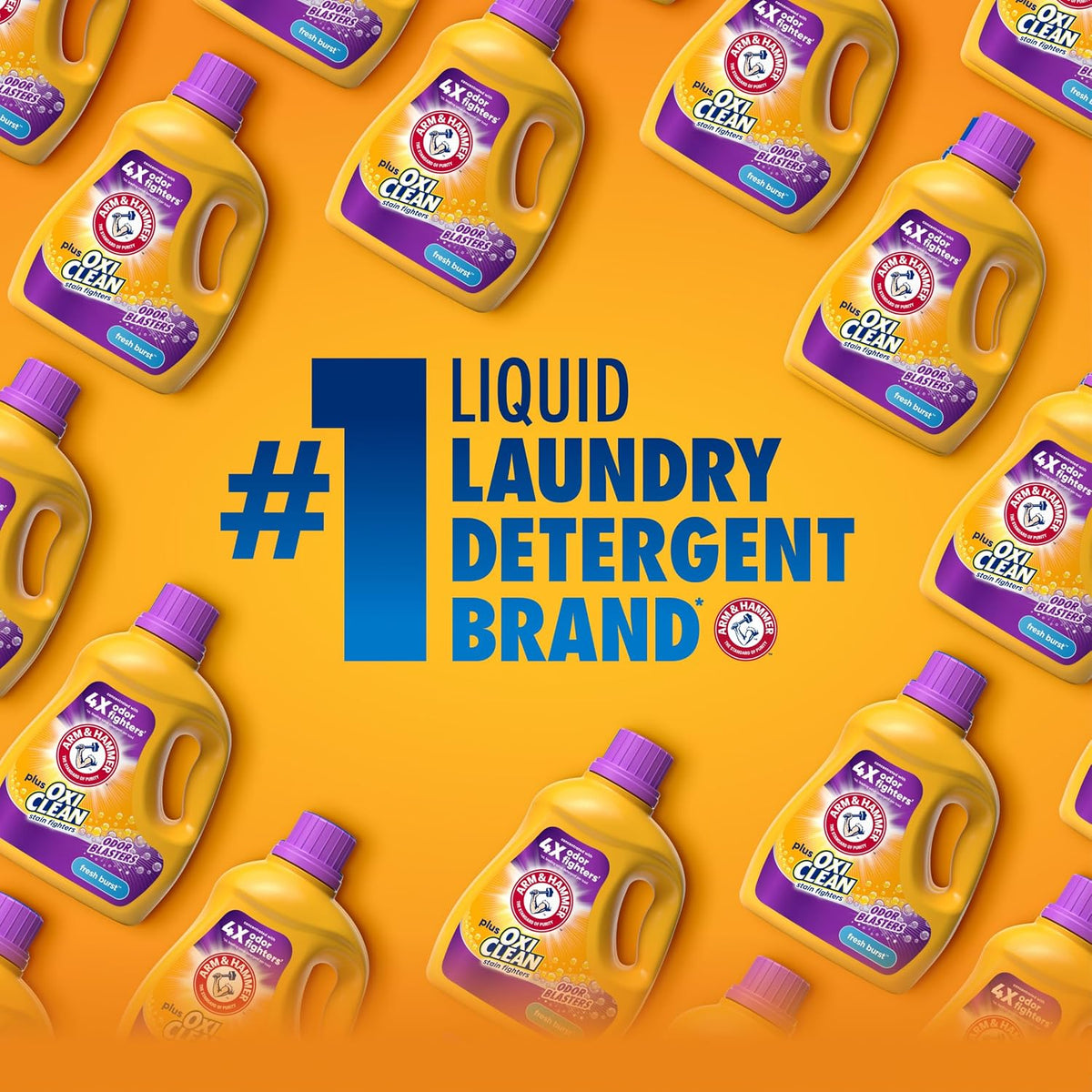 Plus OxiClean with Odor Blasters Liquid Laundry Detergent