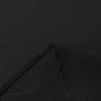 Black Round Tablecloth 60 Inch Diameter for 20-48 Inch Tables