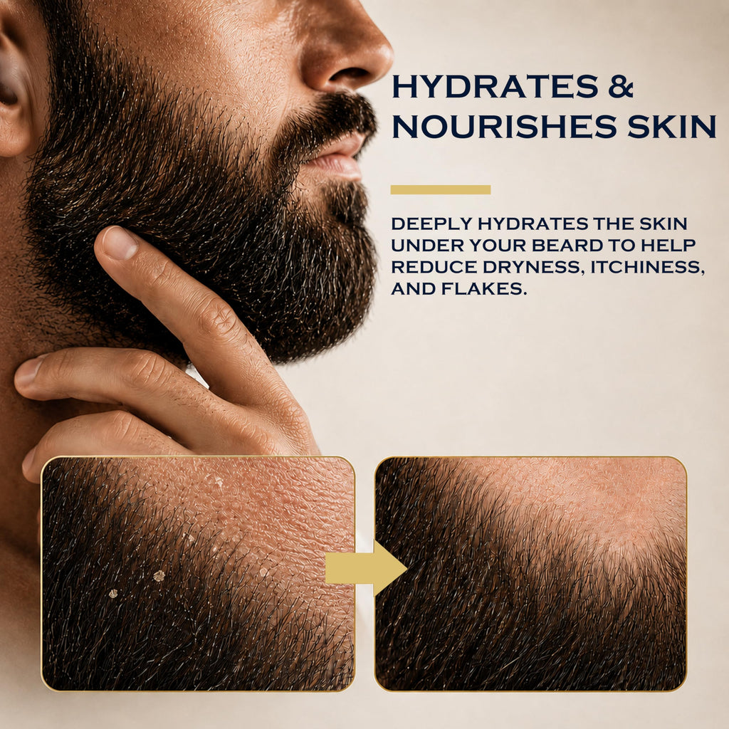 Beard Oil for Men, Unscented, Beard Conditioner Gift for Men