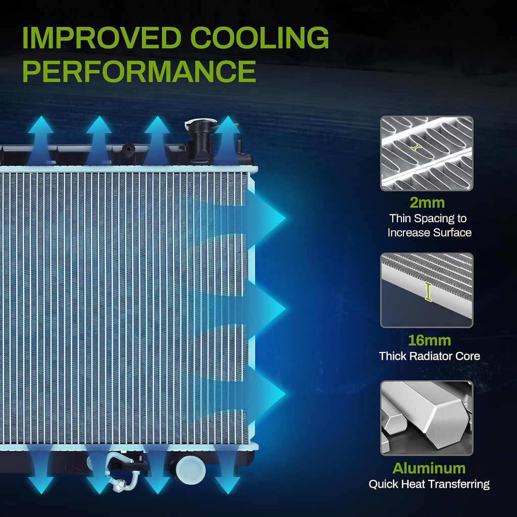 AUTOSAVER88 Radiator Compatible with 02-06 Altima 04-06 Maxima 3.5L V6
