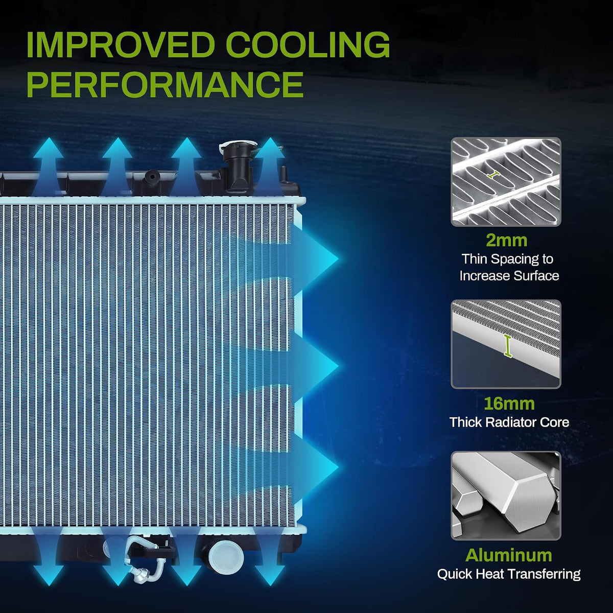 AUTOSAVER88 Radiator Compatible with 02-06 Altima 04-06 Maxima 3.5L V6