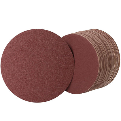 Premium PSA Sanding Discs 6 Inch 100 PCS 60 80 120 180 240 320 400 600 800 1000 Grit Aluminum Oxide Self Stick