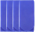 4pcs Lightweight Blue Nylon Skiing Board Fixing Band with Essential Carrying Tool for Ski and Snowboard, Sturdy Ski