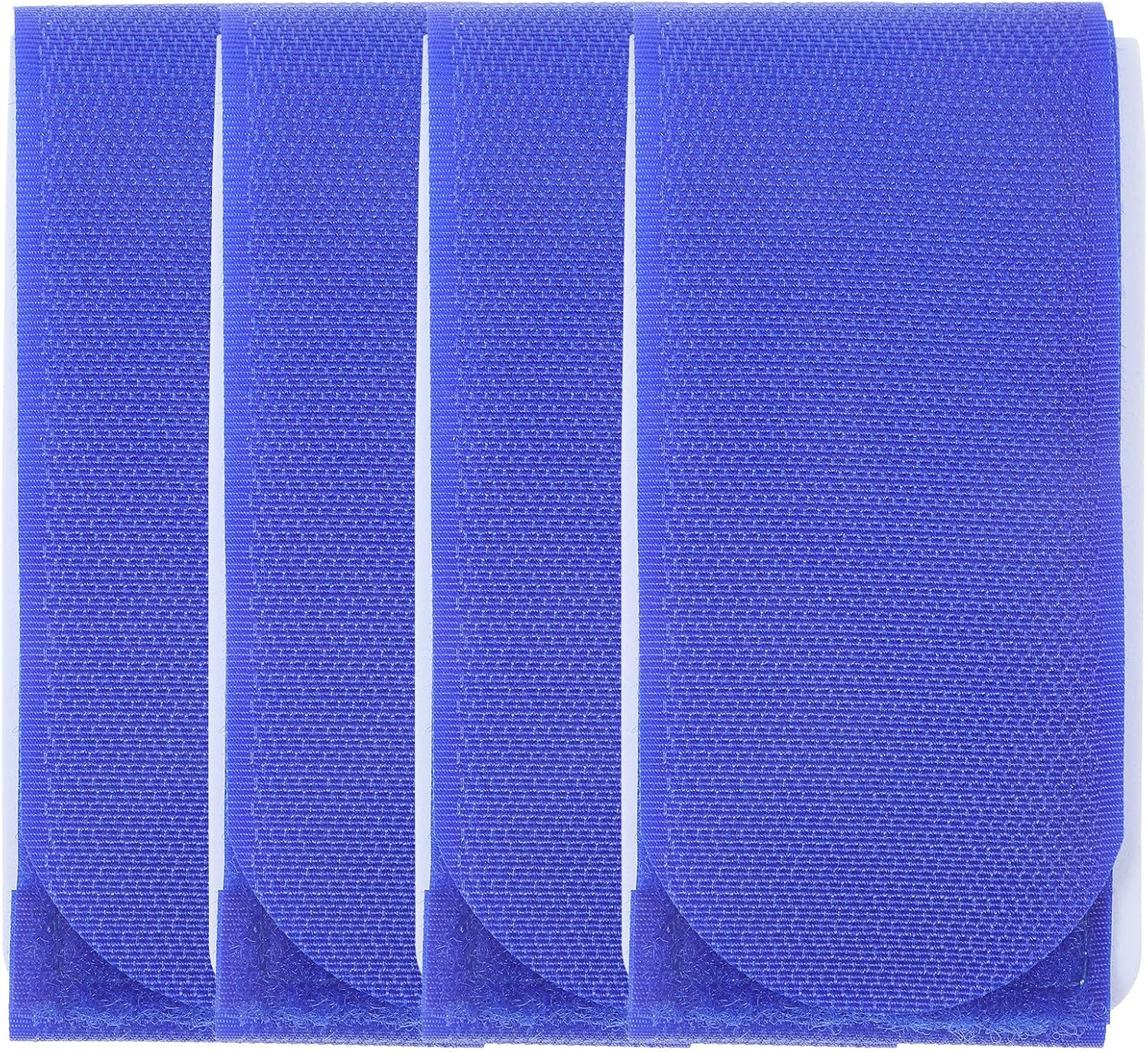 4pcs Lightweight Blue Nylon Skiing Board Fixing Band with Essential Carrying Tool for Ski and Snowboard, Sturdy Ski