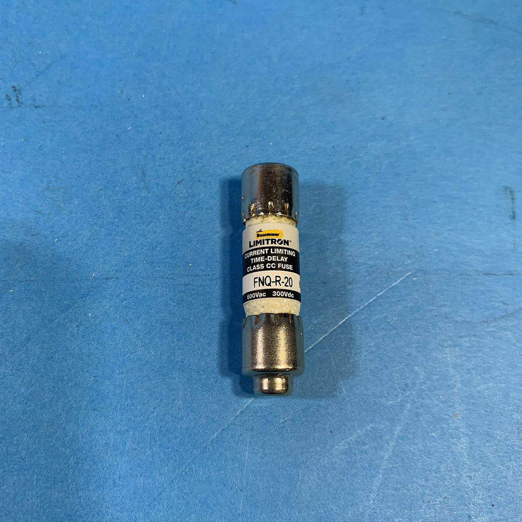 Fuse, 20A, Class Cc, Fnq-R, 600Vac/300Vdc