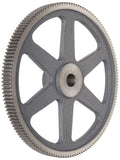 Boston Gear YB96 Spur Gear, Cast Iron, Inch, 16 Pitch, 0.750" Bore, 6.125" OD, 0.750" Face Width, 96 Teeth