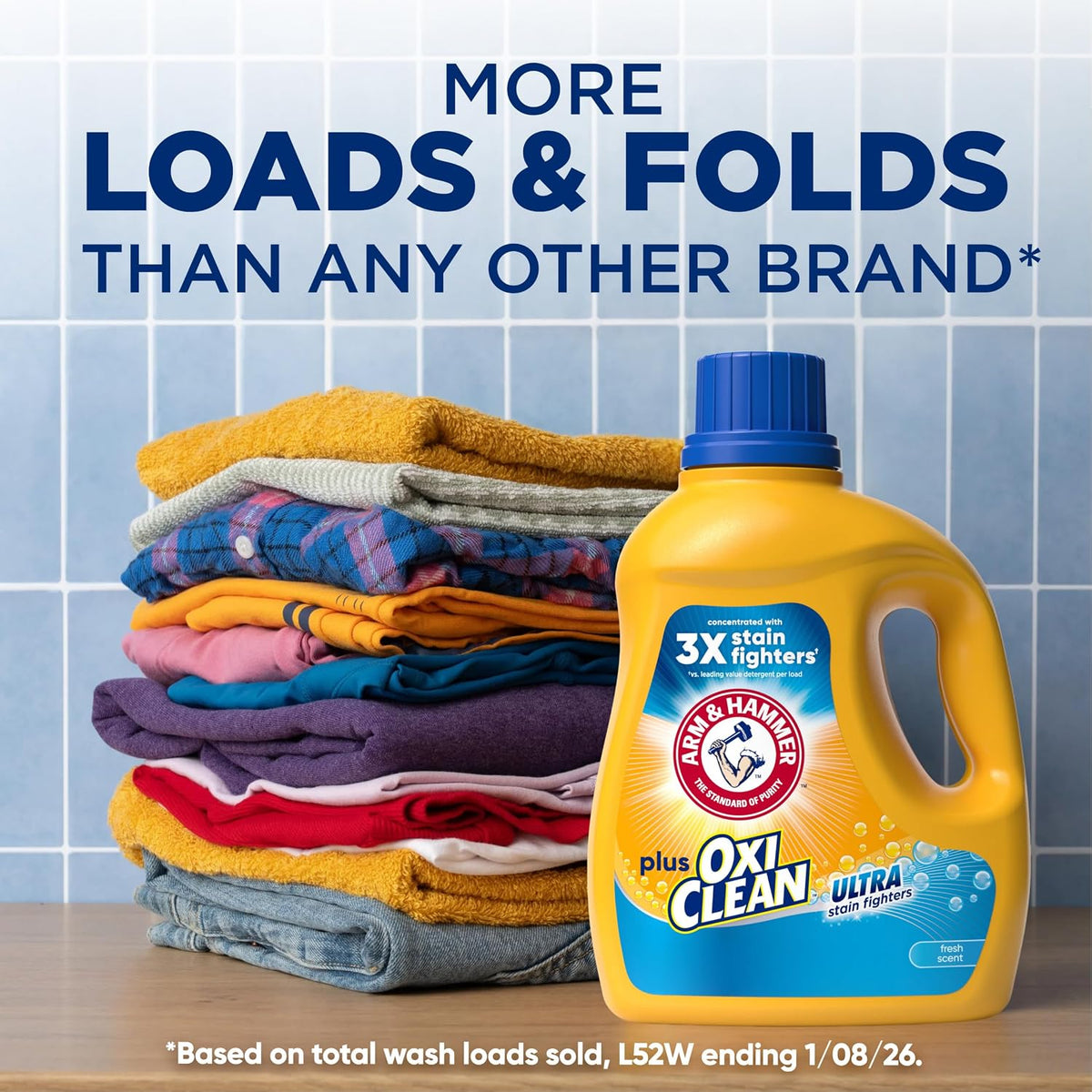 Plus OxiClean Ultra Stain Fighters Liquid Laundry Detergent