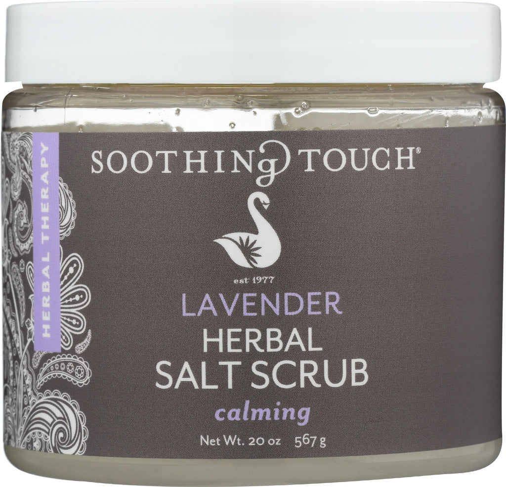 Herbal Salt Scrub, Lavender - 20 Oz
