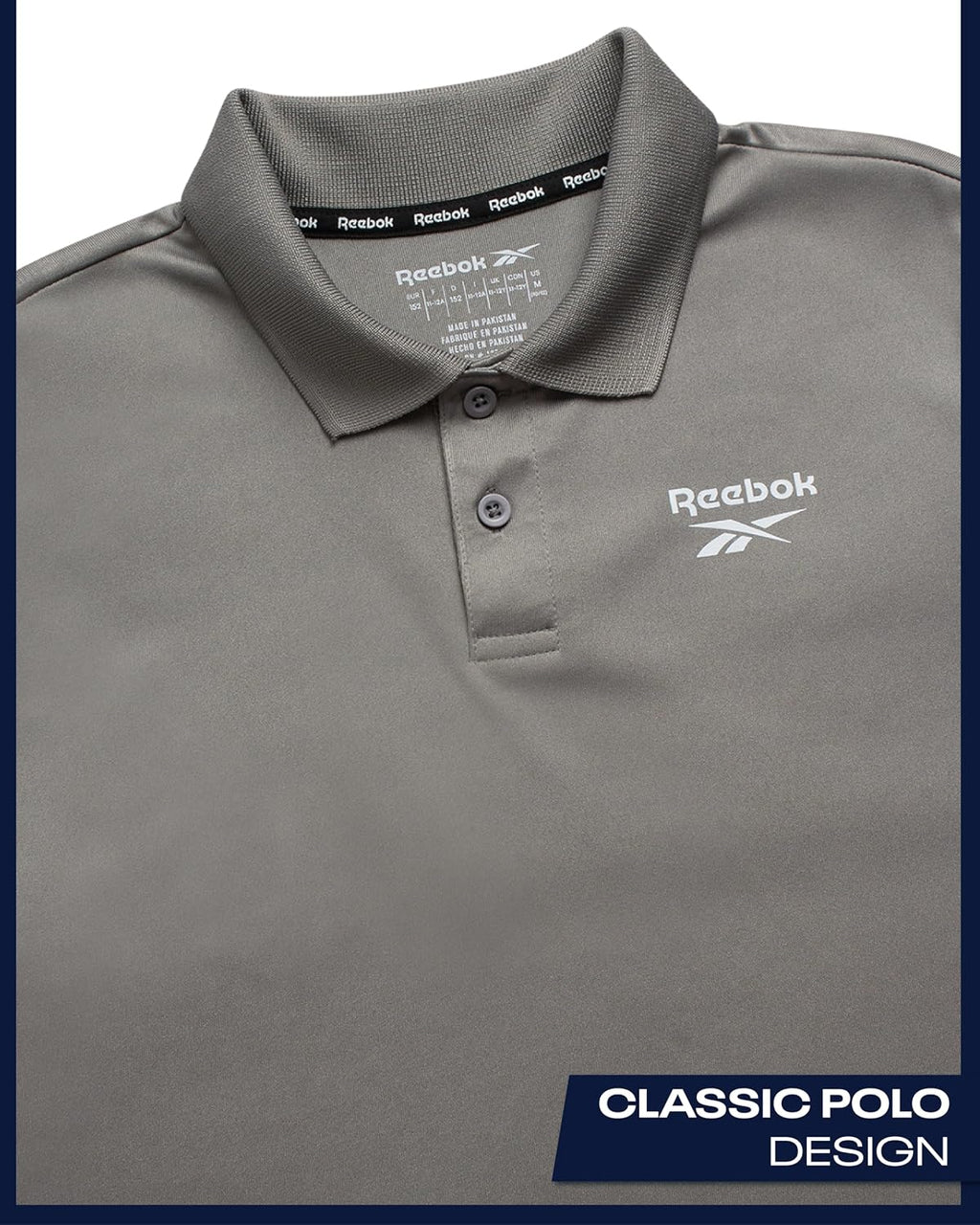 Boys Dry Fit Short Sleeve Golf Polo Shirt for School & Sports | Moisture-Wicking Stretch Fabric with a Two-Button