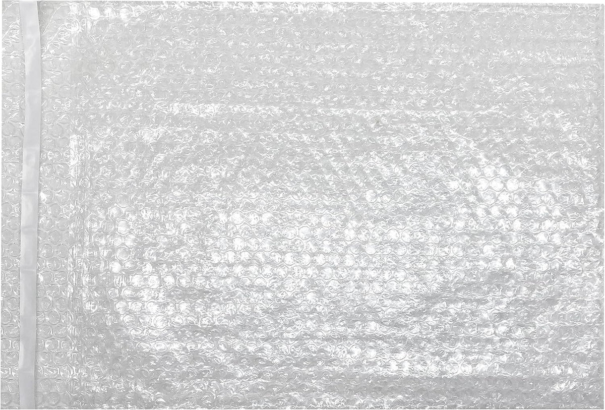 Bubble Out Bags 12" X 15.5" Clear Protective Wrap Cushioning Pouches Self Sealing Pack of 25. Protect Your Delicate
