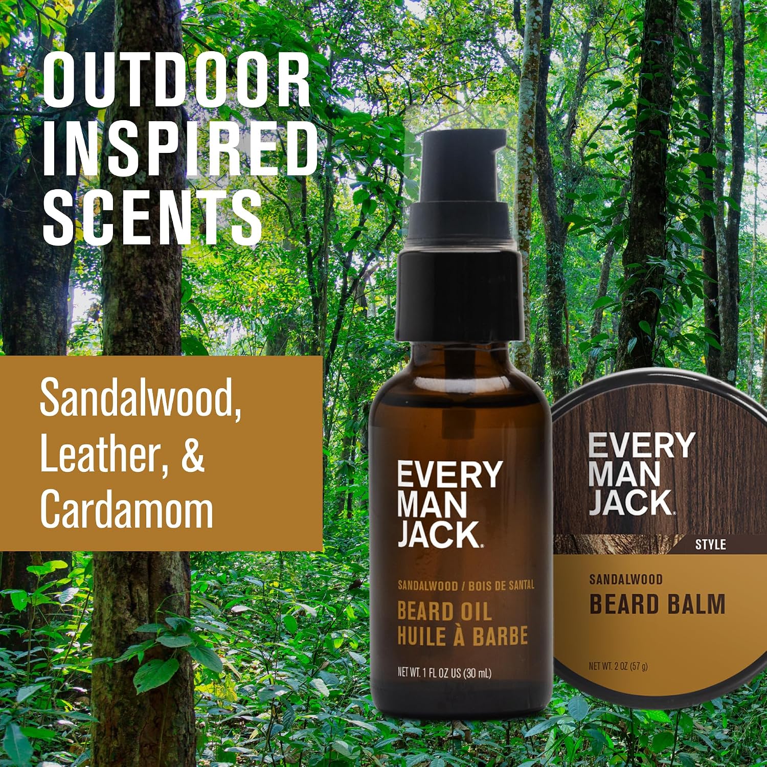 Beard Care Gift Set for Men – Complete Grooming Kit with Beard Oil, Balm, Brush, Dual-Sided Comb, Trimming Scissors &